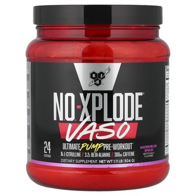 No-Xplode  VASO, Ultimate Pump Pre-Workout, Watermelon Smash, 1.11 lb (504 g)