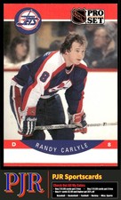 Randy Carlyle 1990-91 Pro Set #325 Winnipeg Jets