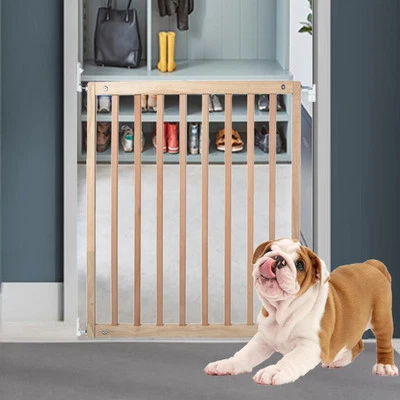 Bettacare Dog Gate Simply Screw Fit Wooden Gate Multiple Colours 72 - 79cm