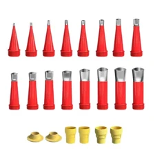 Caulking Nozzles Tool Set 22Pieces with Rubber Base for Easy Application