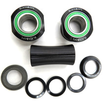 Supporto inferiore BMX Euro 19 mm nero sigillato cuscinetti staffa inferiore BB europea