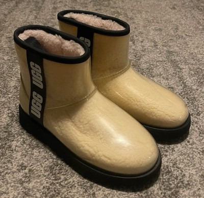 Ugg Classic Clear Mini Boots Size 6 Women's Waterproof Transparent Snow Rain