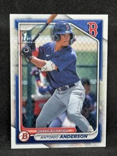 2024 Bowman Boston Red Sox Antonio Anderson 1st Bowman card NM