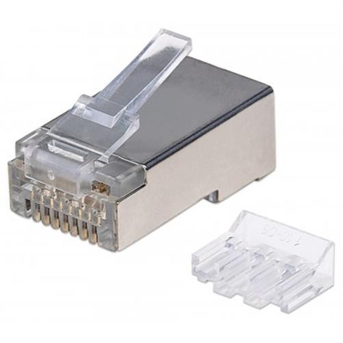 Intellinet RJ45-Модульный разъем, Cat6a, 3-контактный разъем для подключения, Массивный кабель