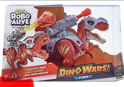 ZURU Robo Alive Dino Wars T-Rex Robot Toy Realistic Movement Sounds NEW