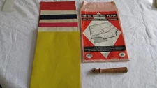 Vintage Dritz Tracing Paper for Transferring Patterns with wooden roller wheel