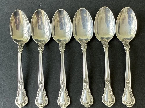 6 Gorham Chantilly sterling silver Tablespoon. Pre-owned. 170.8g 5 3/4”