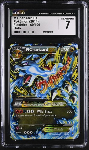 M Charizard-EX graded CGC 7 for sale on eBay