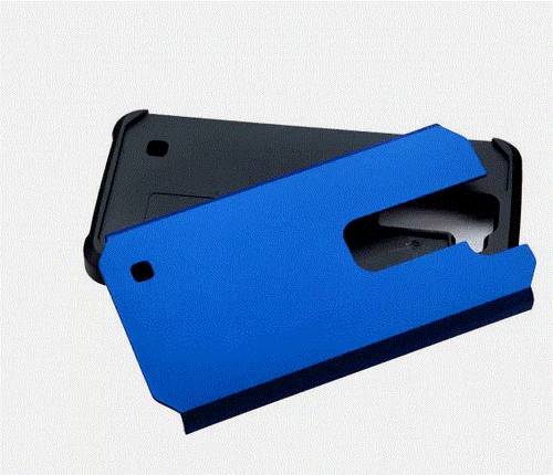 Black Blue Red Shockproof TUFF Case Cover FOR LG SP200 / X210 /Aristo 2 Phone - Picture 2 of 4