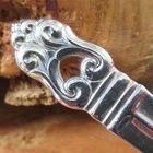 Vintage International Silver Royal Danish Sterling Seafood Fork Scroll Tip 925