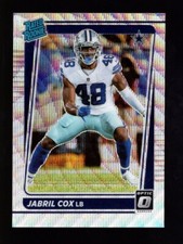 2021 OPTIC PREMIUM BOX SET WAVE PRIZM #286 JABRIL COX RC /299 COWBOYS QTY