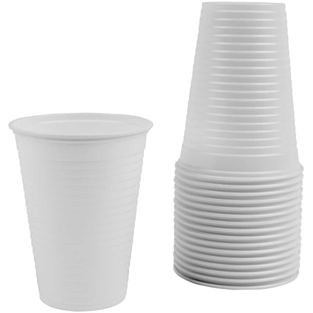 Plastic / Foam Disposable Cups Party Cafe Catering Hot Cold Drink