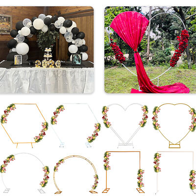 Bogenständer Hoop Hintergrund Ballon Blume Display Ständer Rahmen für Hochzeit Weihnachten