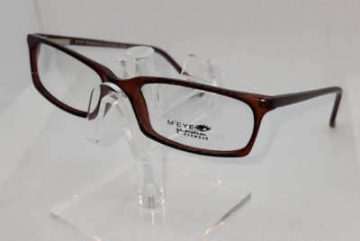 M'EYE GENERATION GRAD (LEGIT VISION) EYEGLASSES 49-19-140 AMBER W/ SOFT CASE