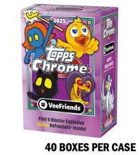 2025 TOPPS CHROME VEEFRIENDS Value/Blaster 40-BOX CASE GaryVee Brand New Sealed