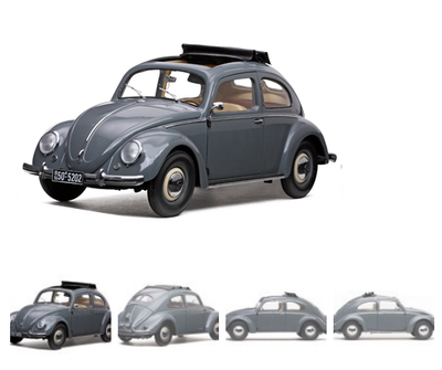 600-009 Sun Star 1/12 消防車 1956 VW FIRE