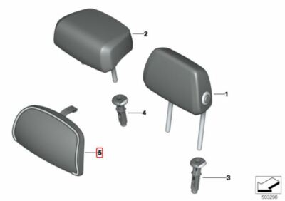 2018-2022 BMW G05 X5 G07 X7 Genuine OEM Cuddle Cushion Pillow for