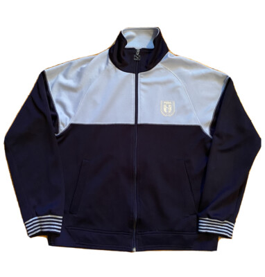 Vintage Puma T7 FC Track Jacket Blue Color Block Men s Size Small RARE