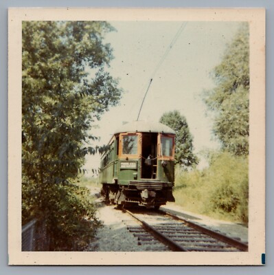 1969 Ohio Railway Museum Worthington, Ohio Ex PRW #154 Eisenbahn Originalfoto