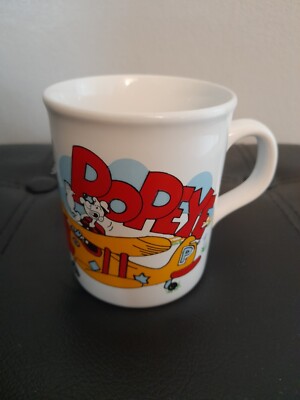 Vintage King Features Syndicate Popeye Becher - 1988