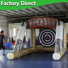 PVC Inflatable Axes Throwing Game Inflatable Ball Toss Target Dart Board Game