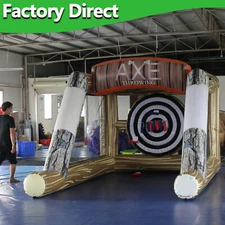 PVC Inflatable Axes Throwing Game Inflatable Ball Toss Target Dart Board Game
