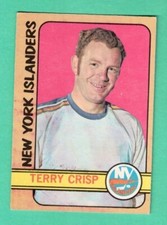 (1) TERRY CRISP 1972-73 O-PEE-CHEE # 88 ISLANDERS 2ND YEAR EX/EX+ CARD (H8355)