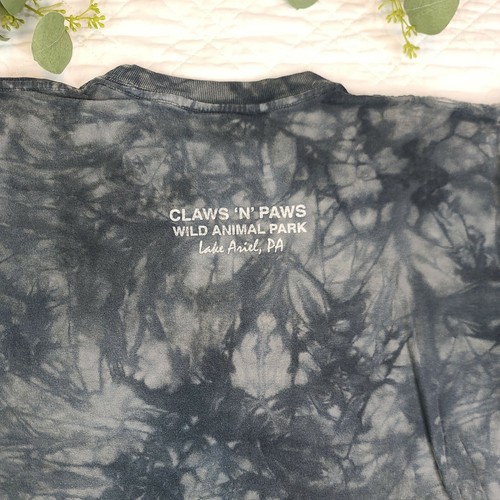 The Mountain Boys Gray Wolf Graphic T-Shirt Mens Size XL Made in USA Park - Picture 6 of 6