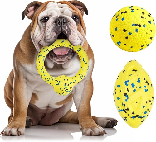 Palline galleggianti impermeabili per cani per denti puliti - set regalo giocattoli interattivi rimorchiatore - Foto 3 di 10