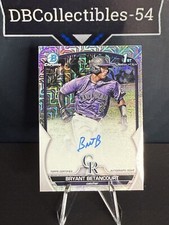 2023 Bowman Chrome Bryant Betancourt 1st MOJO Refractor Auto 035/150 Rockies 