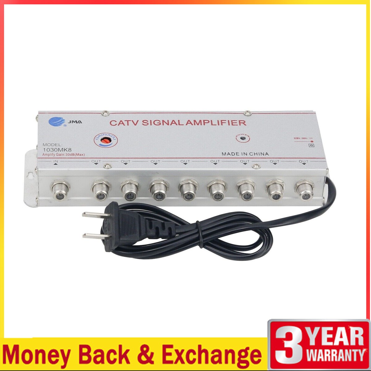 Cable Digital Signal Preamplifier Port Cable TV/HDTV/Digital