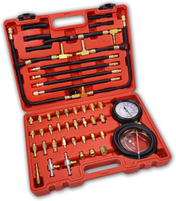 Pro Master Fuel Injection Pressure Tester Kit - Perform Fuel Pressure Testing,