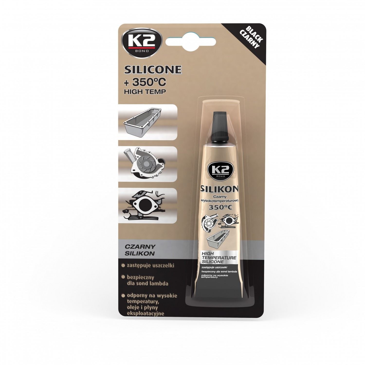 SILIKON BL B2150 Nero silicone ad alta temperatura K2 21g