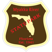 Myakka River Florida State Park Sticker R6766 YOU CHOOSE SIZE
