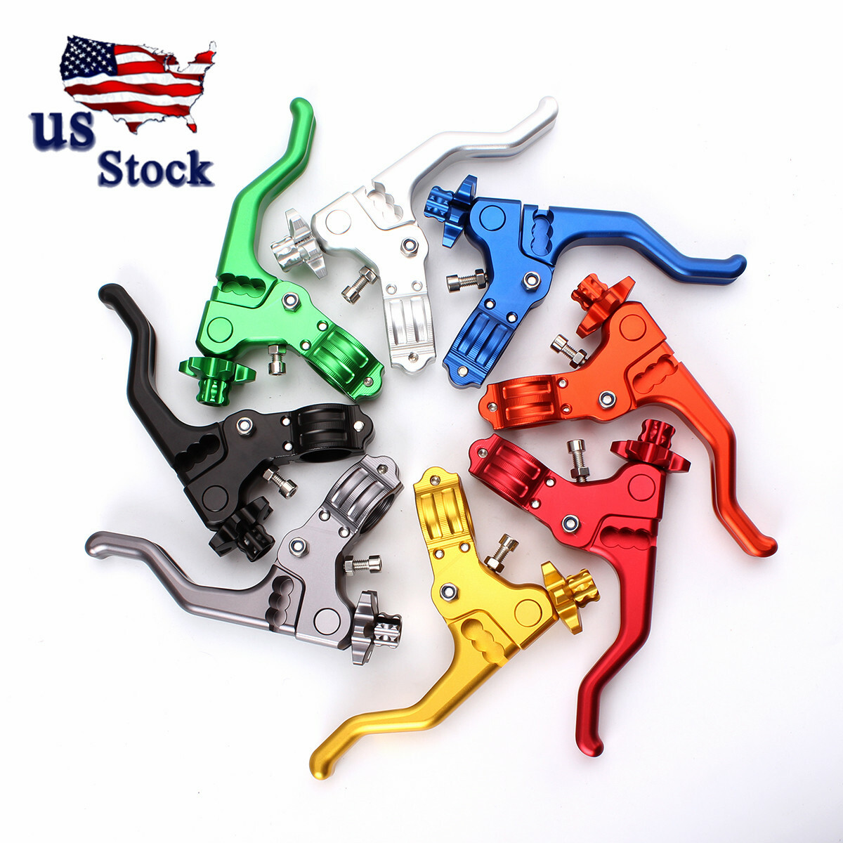 CNC Motorcycle Blue For Suzuki Honda Yamaha Stunt Clutch Lever Cable Easy Pull
