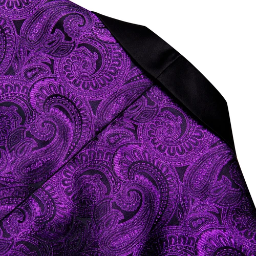 Para Hombres Floral Esmoquin Cena Chaqueta Calce Regular Chal Solapa Paisley Baile de graduación Fiesta Traje - Imagen 226 de 236