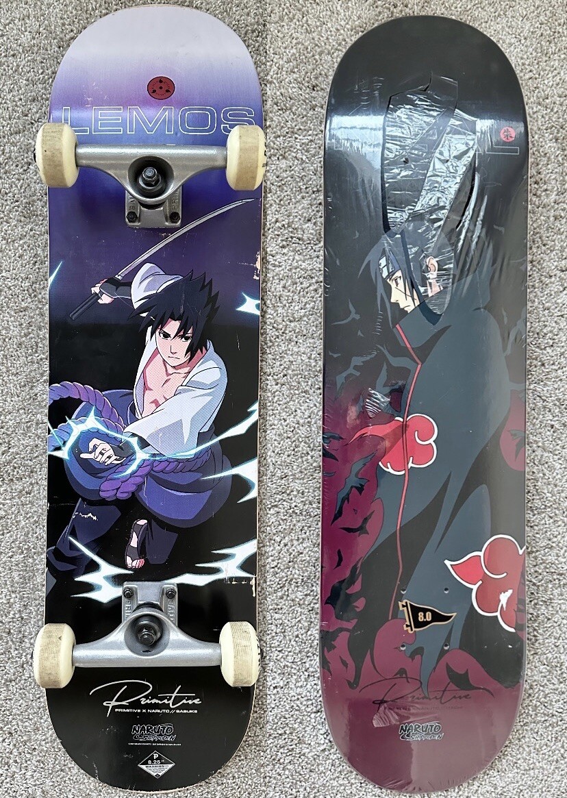 Naruto Primitive Skateboard Sasuke / Itachi [Uchiha Brothers Version