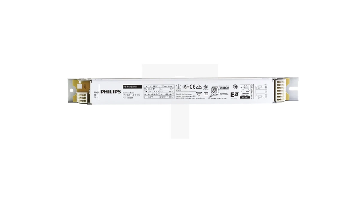 Ballast 2x58w deals
