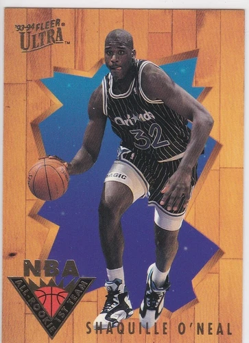 SHAQUILLE O'NEAL Ultra ALL-ROOKIE TEAM $$ BASKETBALL CARD Shaq Magic Lakers!