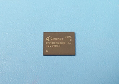 (2PCs) IC 256-Mbit DDR2 SDRAM, HYB18TC256160AF-3.7, Qimonda, 16MX16, PBGA84