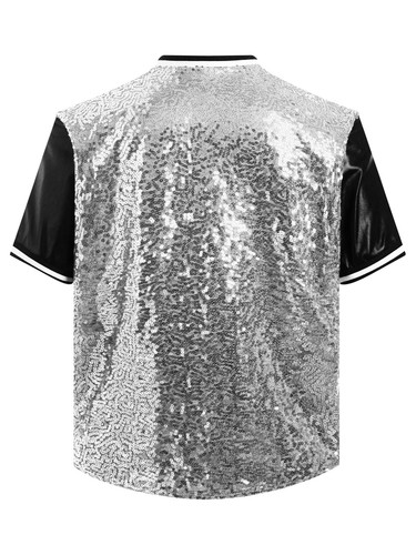 Kids Top Dance T-shirt Hip-hop Tops Jazz Shirts Stage Uniform Teens Blouse - Picture 60 of 114