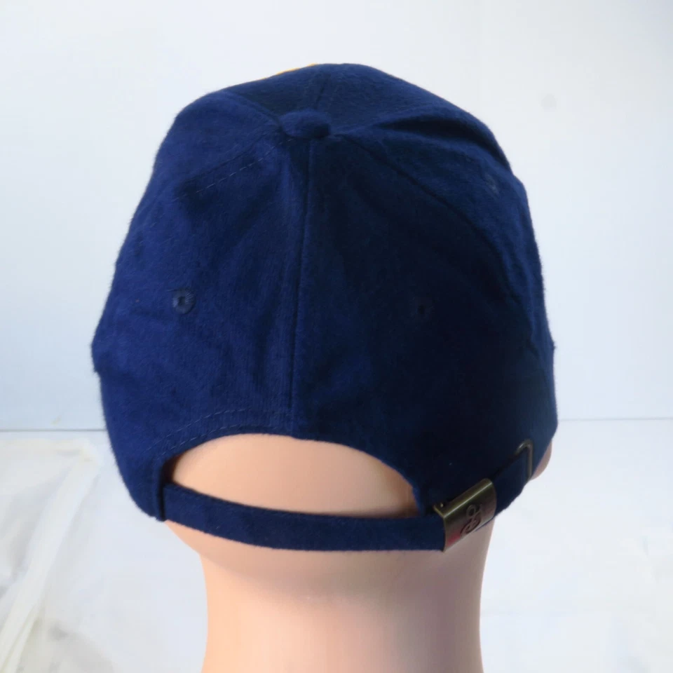 Vintage Pop Secret Blue Gold Strapback Hat Microwave Popcorn Movies Party - Image 4 of 4