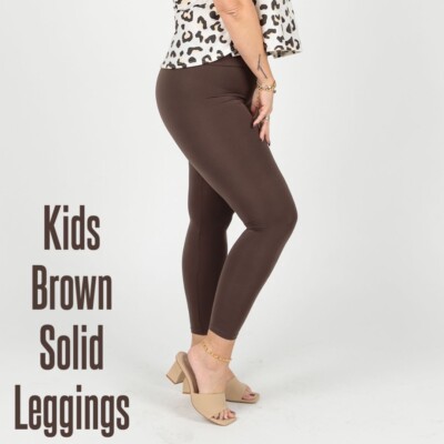 Legging Lularoe One Size - Motif Cupcakes Chocolat Sur Fond Noir - 92% Polyester, 8% Spandex, Neuf Avec étiquettes