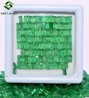 3.50x2 mm Natural Emerald Baguette Cut Lot 20 Pcs Untreated Loose Gemstones