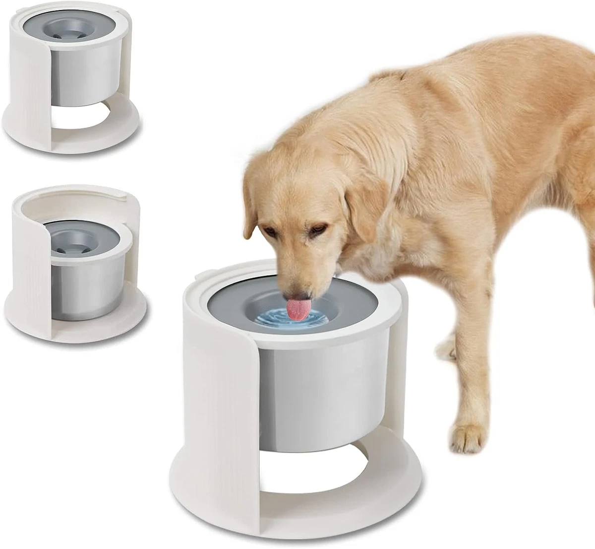 Fithome Dog Water Bowl, Elevated Dog Water Bowls for Large Dogs