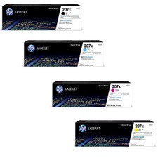 HP 207X W2210X W2211X W2212X W2213X TONER ORIGINALE BK C M Y 3150/2450 pagine