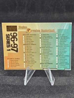 1996-97 Skybox Premium Basketball Series 1 Checklist #130 NM-MINT 