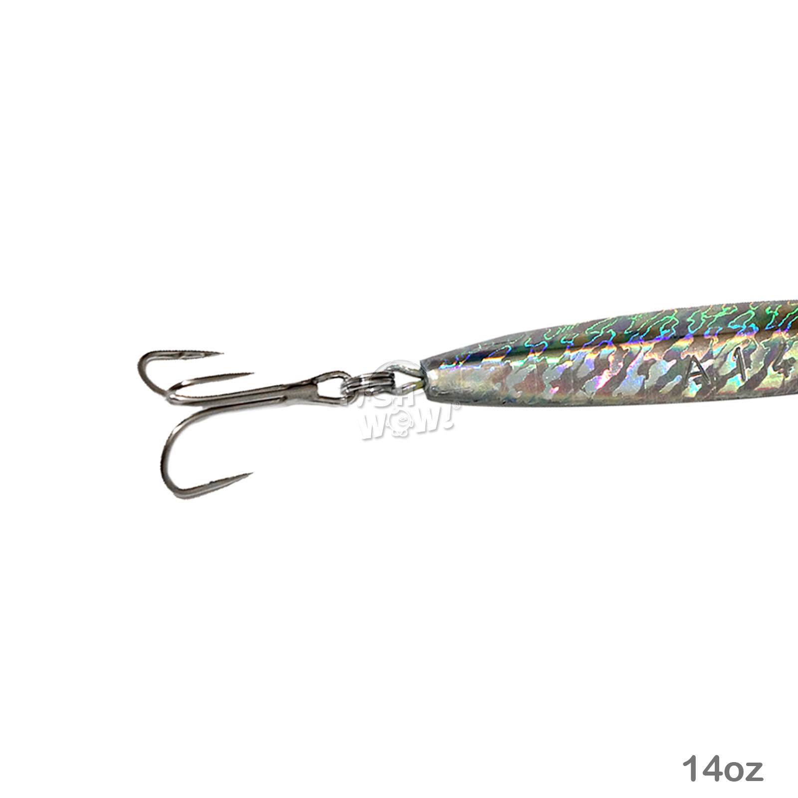 20pcs 14oz Fishing Diamond Jig Mylar Holographic Laser w/ Treble Hook Heavy Bait - Image 4