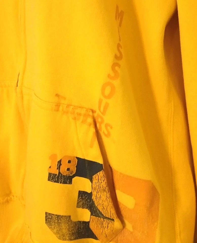 Sudadera con capucha deportiva vintage Y2K para mujer Victorias Secret Missouri talla L Tigres cremallera completa Foto 2 de 4