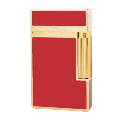 DP Lighter Metal Red Lacquer Ping Sound Soft Flame For Smoking Cigarette Gift